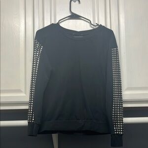 Black Studded Sweatshirt